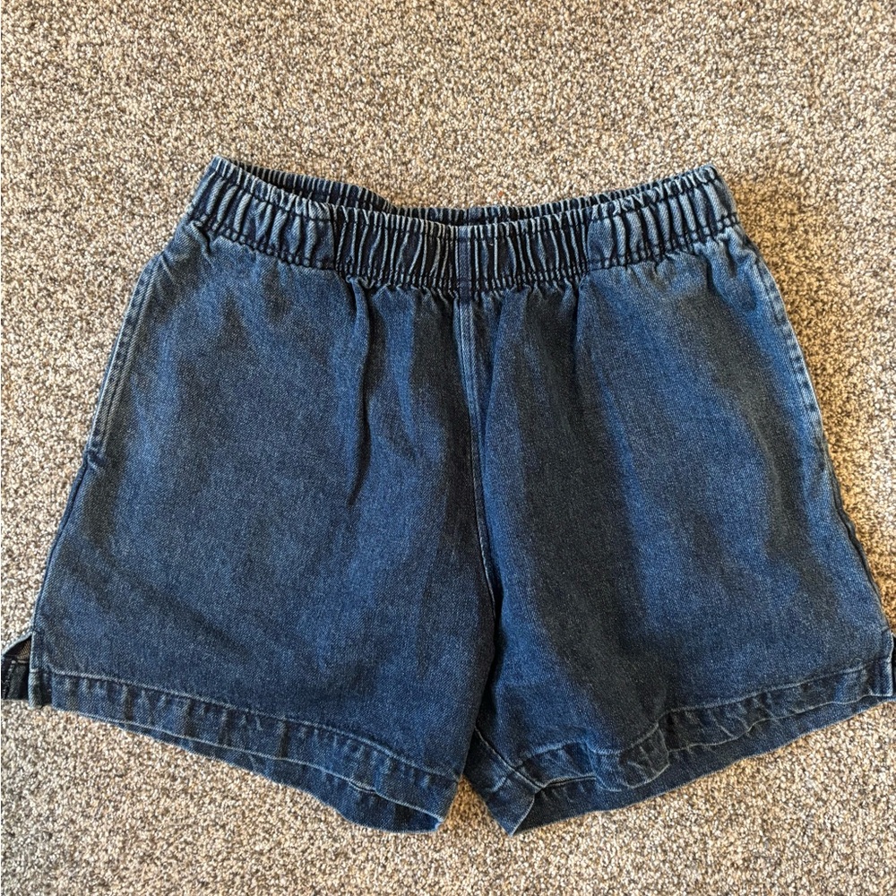 Jungmaven Dark Blue Jean Shorts